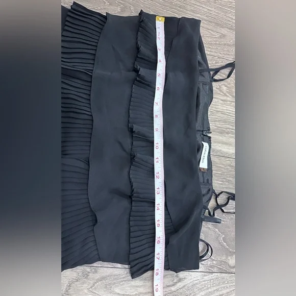 🖤🖤Calvin Klein Women’s Black Ruffle Spaghetti Strap Dress -🖤🖤 - Picture 9 of 9